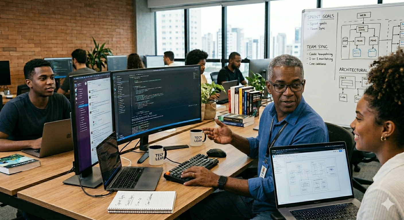 Liderança Técnica: o equilíbrio entre gerir pessoas e continuar no código